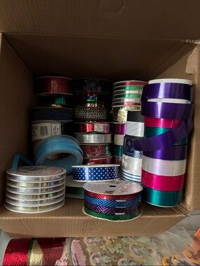 Assorted Purple, Pink, Teal and Blue Party Ribbon Bundle